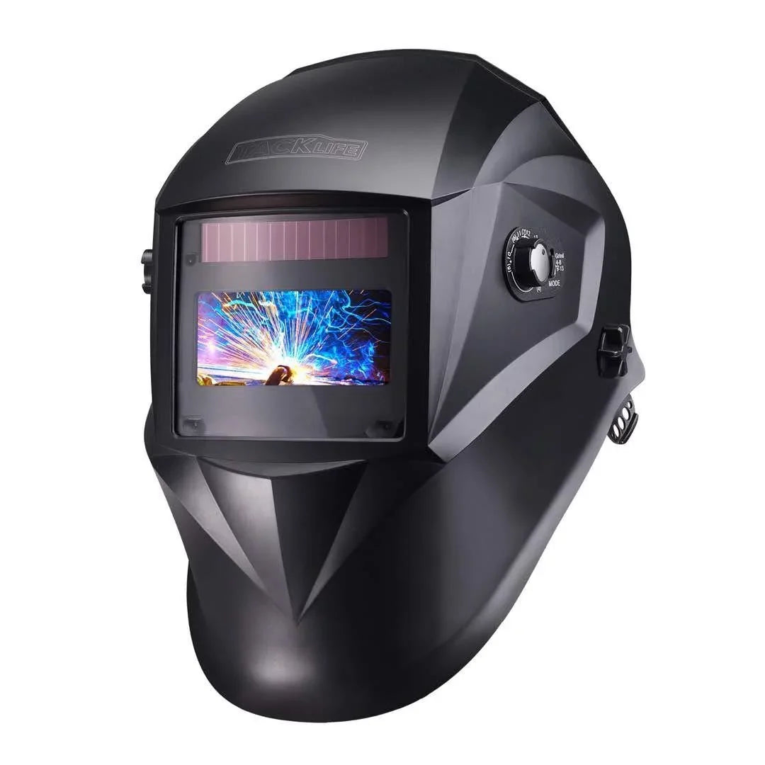 Grinding PAH04D Solar for MIG (1/1/1/1), TIG - Auto Replacement Shade Class Range 3/4-8/9-13, Darkening, NEW Power Helmet Full TACKLIFE Optical 6Pcs Lenses, Plasma Welding Feature MMA