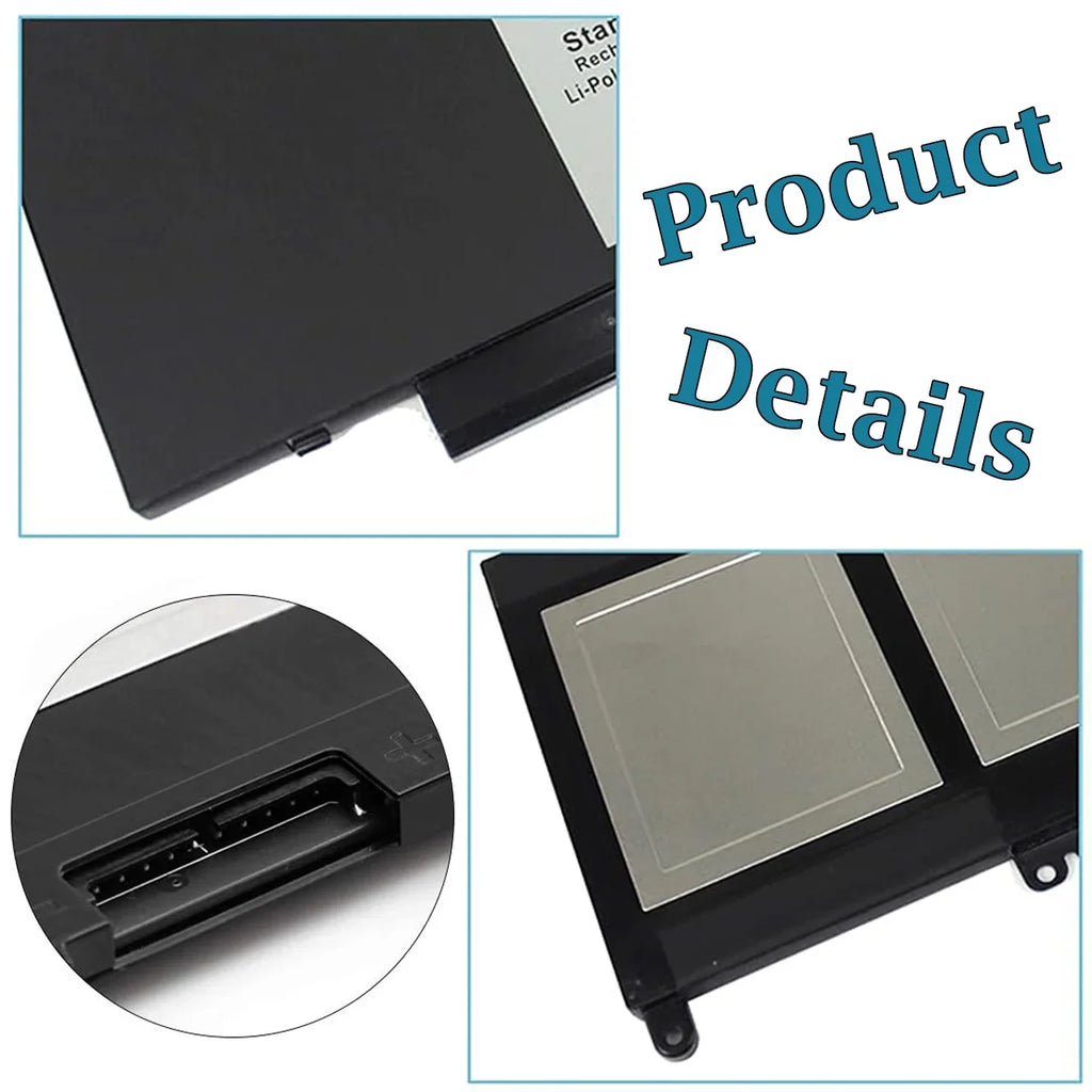 Battery Laptop for E5250 0WYJC2 5250 E5550 3160 08V5GX 451-BBLK 451-BBLN PF59Y 5XFWC VMKXM 3150 Notebook 51WH Latitude 1KY05 Series G5M10 5450 5550 R9XM9 451-BBLL 3550 E5450 WYJC2 8V5GX TXF9M