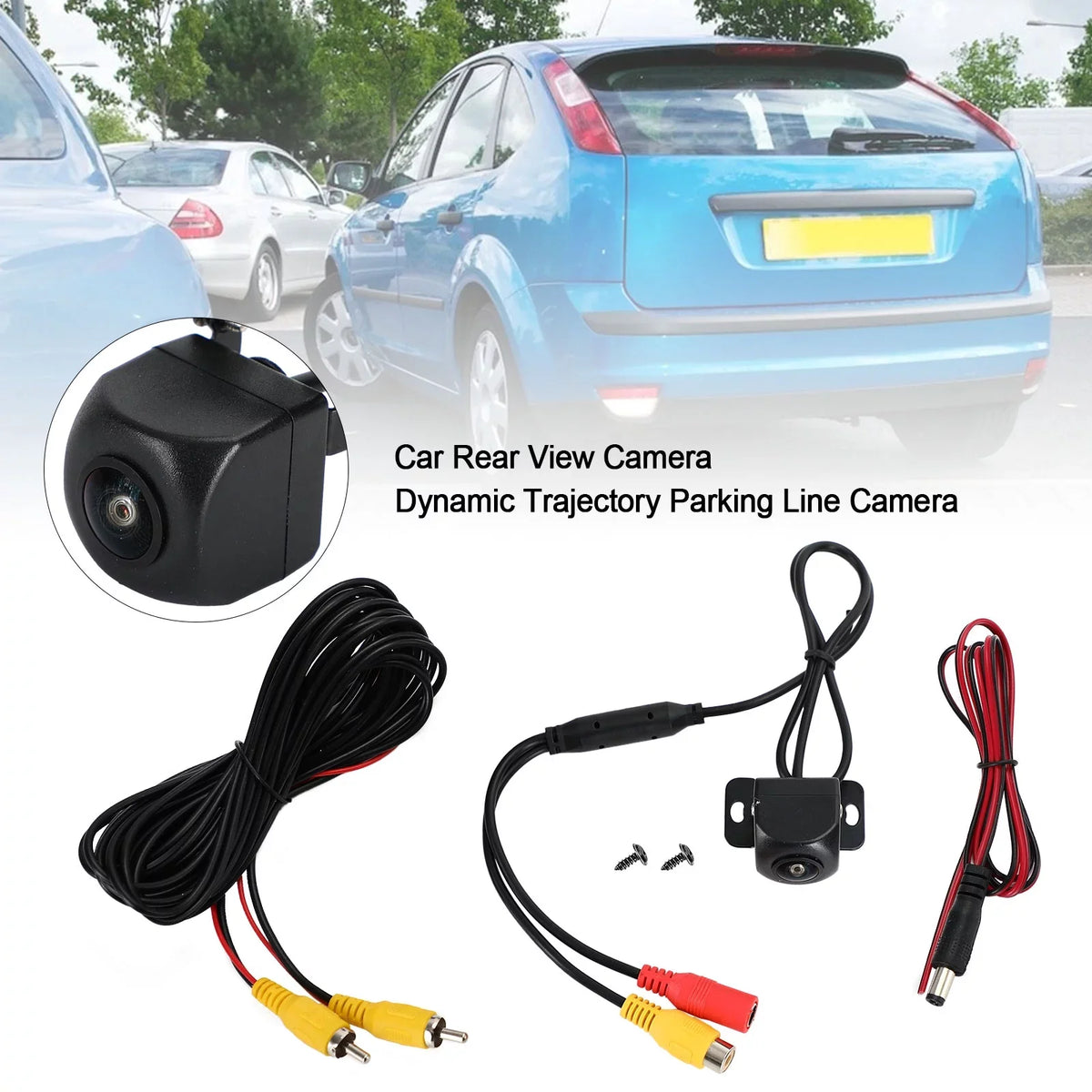 Truck Reverse Trajectory Line Camera Parking View Dynamic Night SUV Rear Car