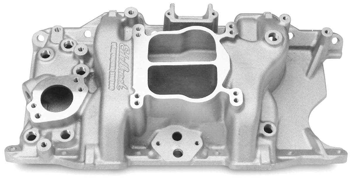 select: Fits 3776 1980-1986 DODGE DODGE D-SERIES, 318/360 Intake Edelbrock W-SERIES Manifold 1972-1986 Performer