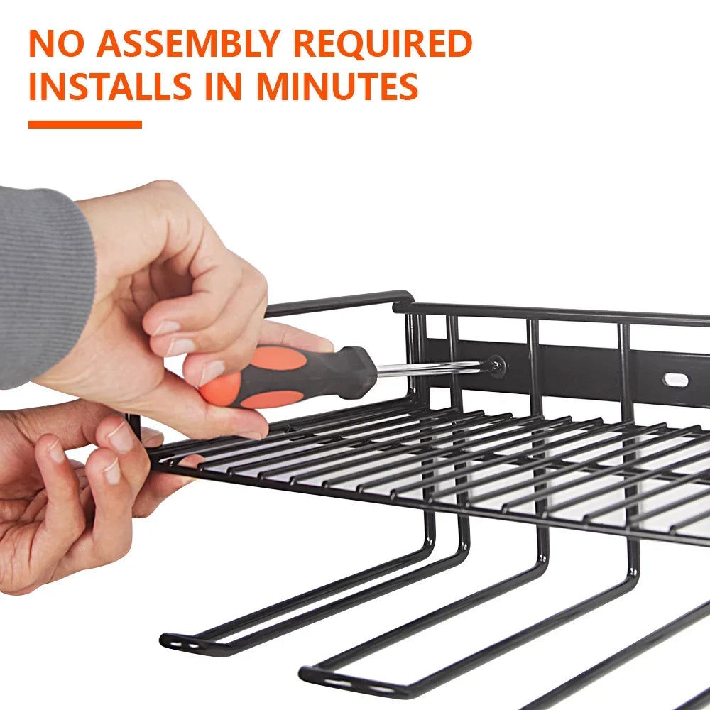 Steel for Power Holder Tools, Power Organizer, Drill Tool Heavy Wall & Mounted Rack Compact Storage Power Handheld Duty Tool