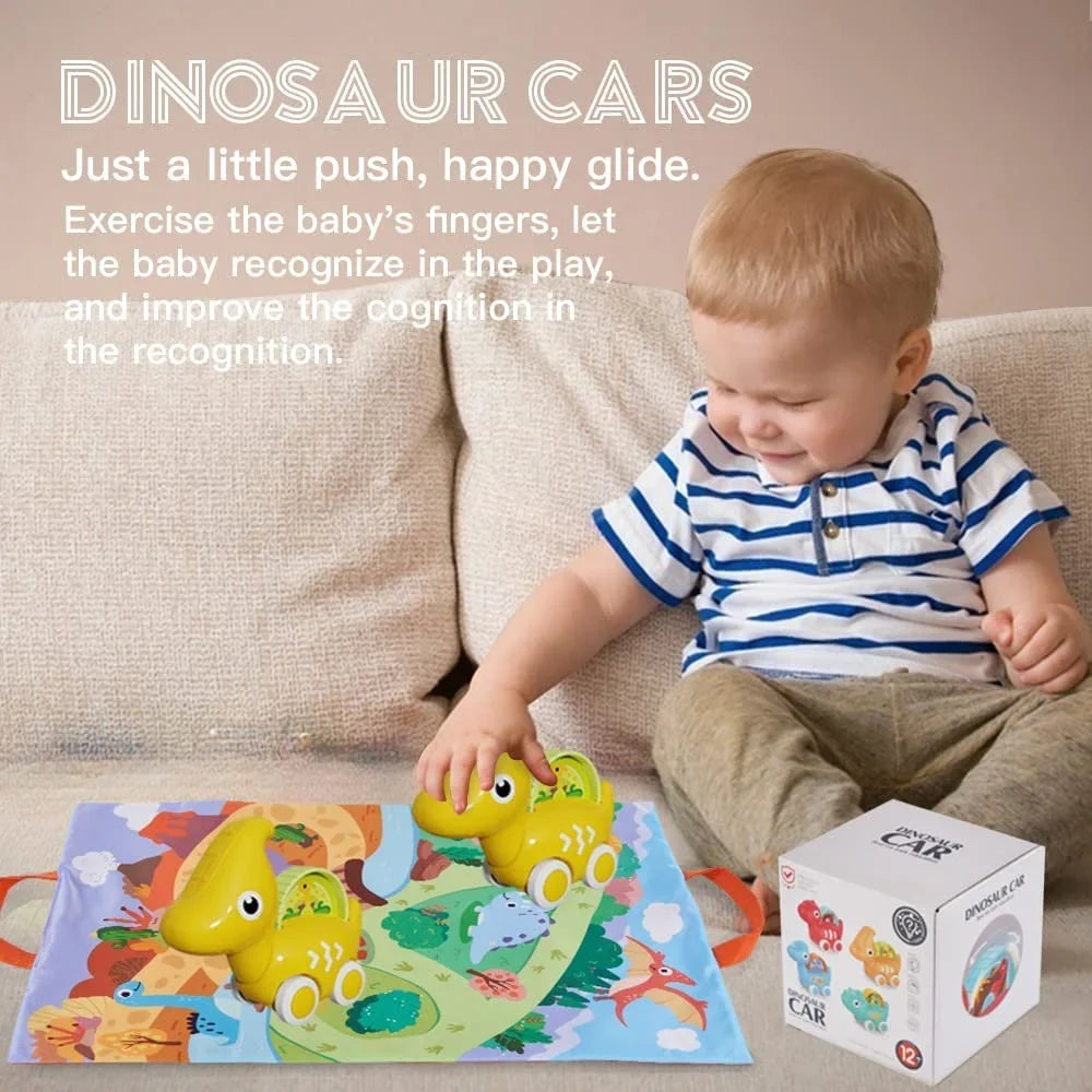 Toy Girls, 1-5 Car Toddler Bag Cars, Toys for Kids Packaging Gifts Years for Dino with Boys Birthday Pack and Dinosaur Christmas Old 4 Toys