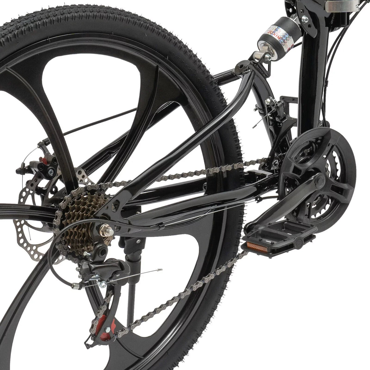 Folding Miumaeov 26" Max 150kg/330lbs Loading Carbon Camping Bike City Shifter Light Bicycle Black Bike 21-Speed Steel Weight Adult Folding