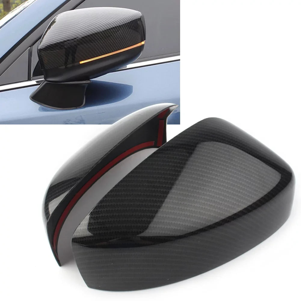 Mazda Fiber 2018 Cover For Rear BFY View Styling Carbon 2Pcs Rearview Car ABS 2017 CX-5 Trim 2019 Mirror