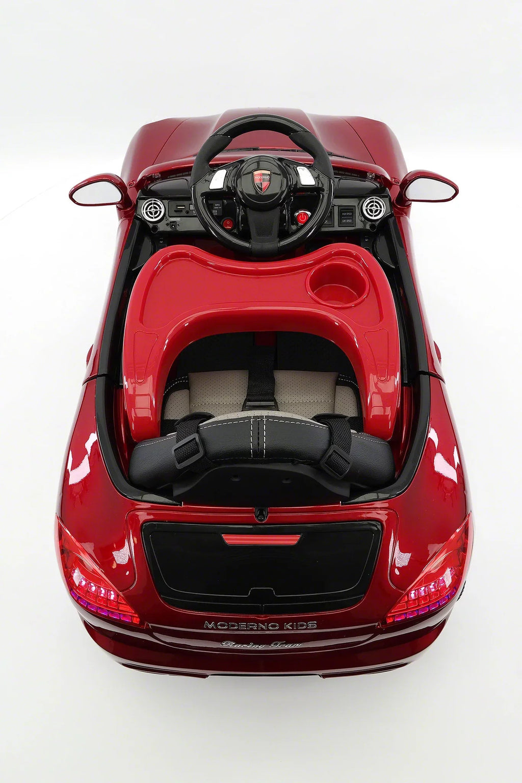 Roadster | 12V Electric Kids Red Ride-On R/C Car Remote Kiddie with Cherry Parental