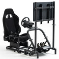 Logitech TV Stand Supllueer Racing Cockpit Sim G923 G920 Fanatec G29 with Fit Thrustmaster Seat &