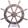 International Wheel Nagina Rustic (16 Maritime Inches, Wall Pine | Decor Decor Beautiful Exclusive Wall Handcrafted White) Junky Ship Nautical Antique
