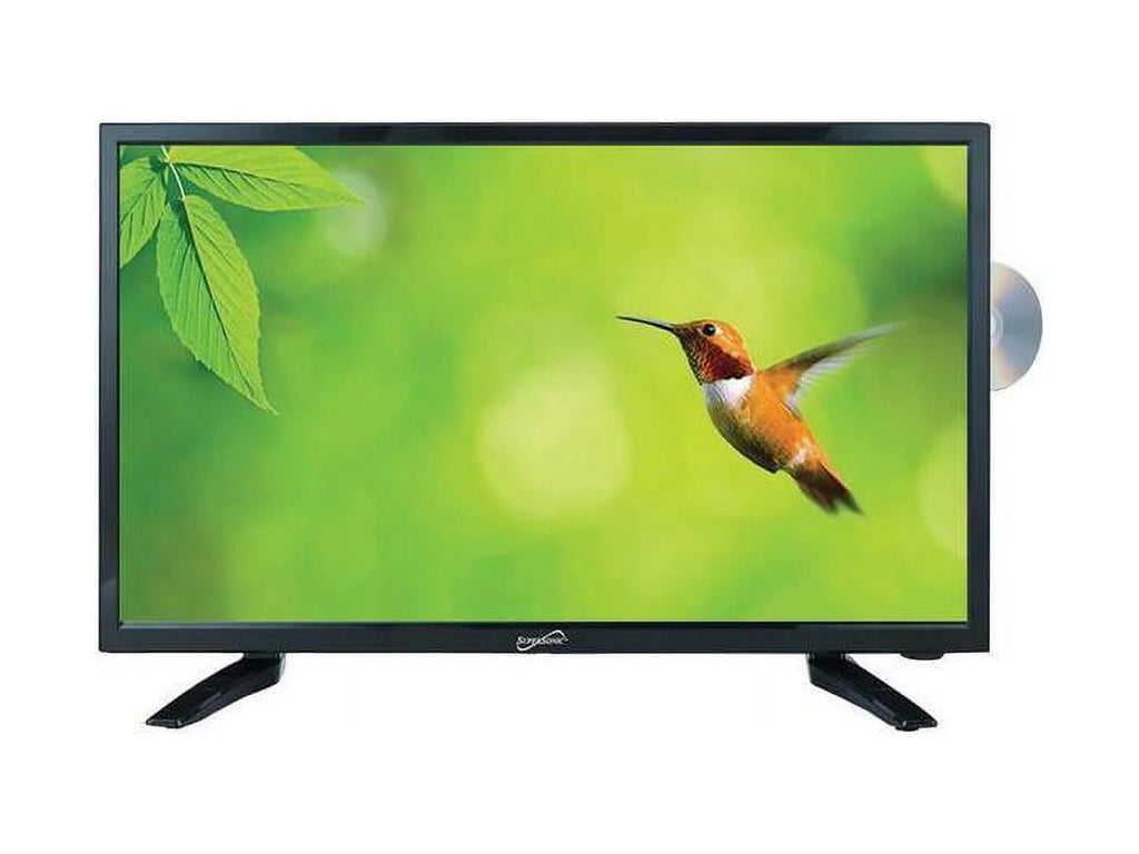 12 USB with Card LED HDTV Player Volt 19" ACDC Supersonic SD (SC-1912) Reader DVD HDMI and