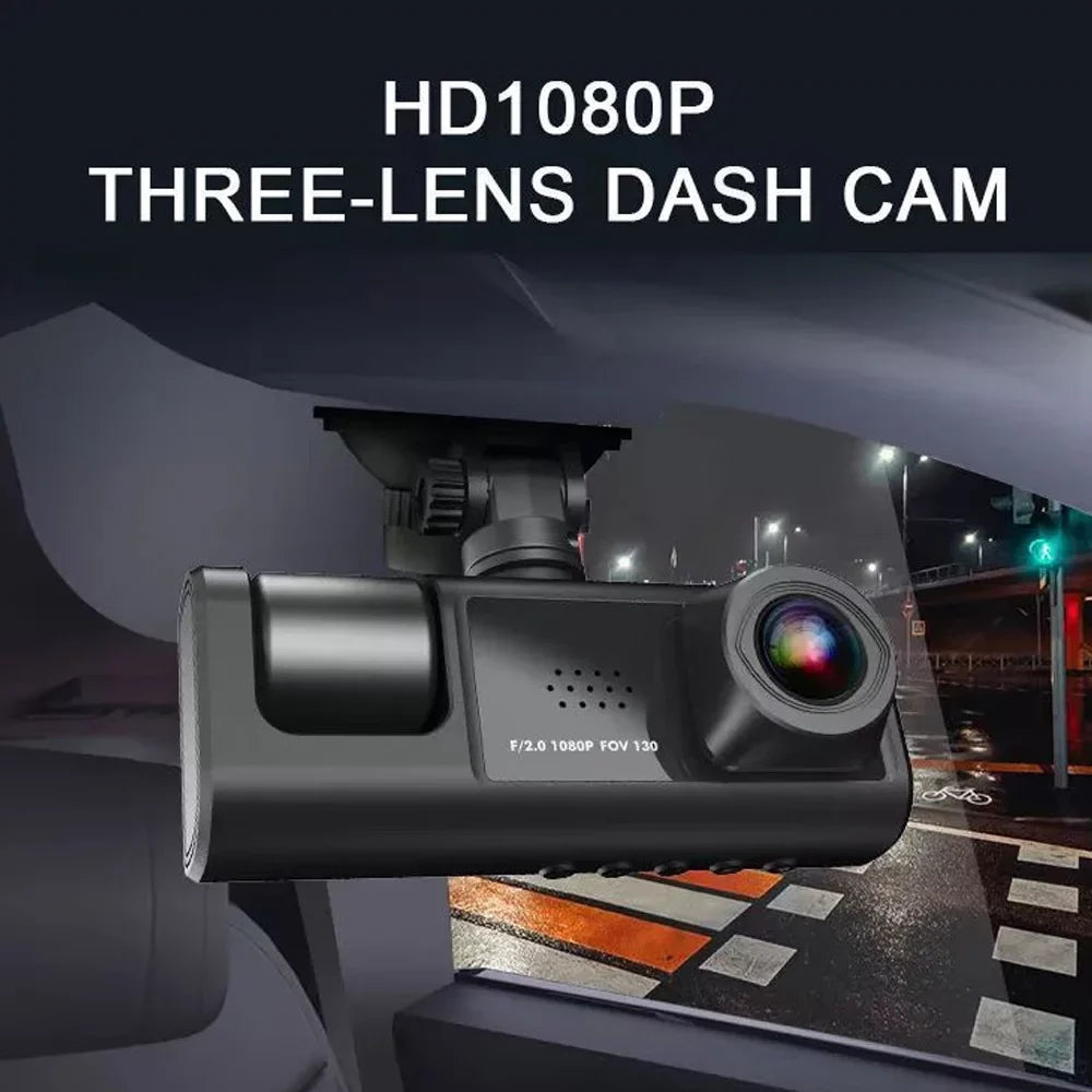 Car Rearview Clear and with Interconnection, Pinnaco Recorder Dash 3 Features WiFi Video Cameras, Auto Safety Mirror Cam