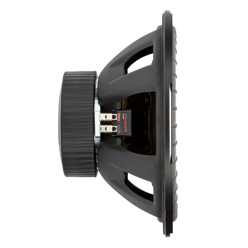 Power KICKER Subwoofer, Inch 4 Car Ohm 12 1000W Max CompR Audio Black DVC