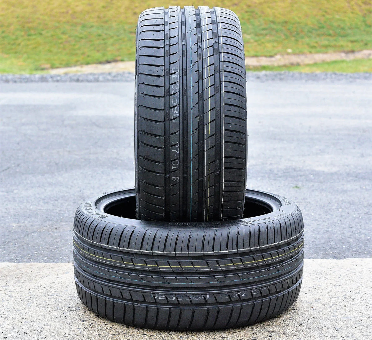 95Y 2017-23 2012-18 Focus Fits: Cosmo 235/40R18 A/S Performance Civic XL Honda 2 MuchoMacho Titanium, Pair Sport 235/40ZR18 Touring of (TWO) Tires