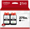 275 TR4700 for Printer Cartridges 275XL Black) PIXMA Cartridge TS3522 (2 Ink TS3500 Canon TS3520 TR4720 for Canon PG-275XL Ink Work 275XL Replacement