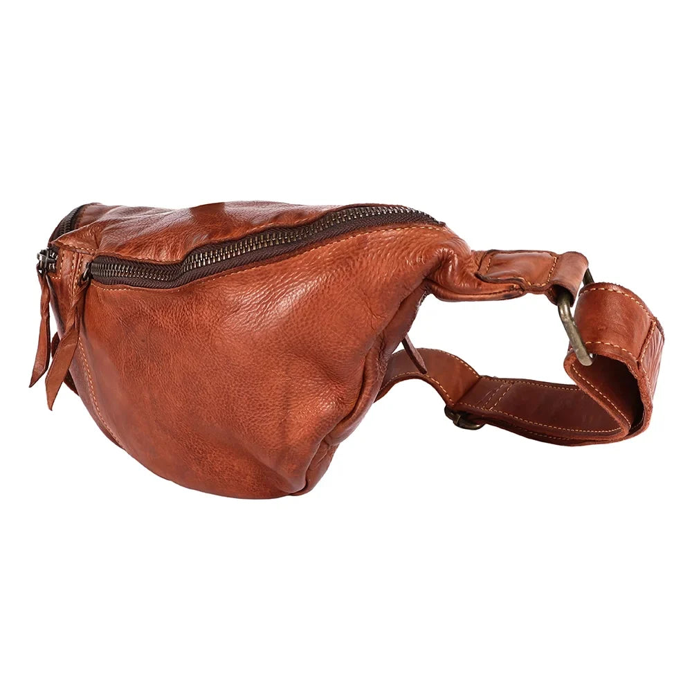 Pack Handbag Western Nmbgm153 Mind Fanny Cowhide Handmade Vintage Purse Genuine Bag Leather NM Women Never